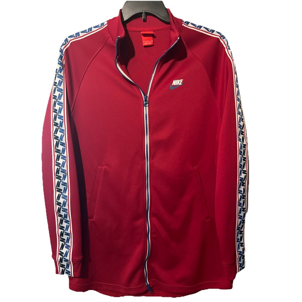Nike Track Suit Jacket Full Zip‎ Great Design Size LG